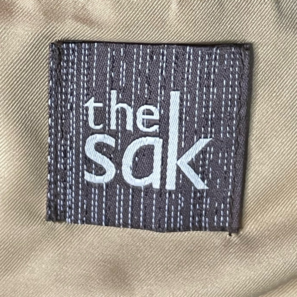 👜 The Sak Ombré Hobo Crochet Shoulder Bag. Ivory, Beige and Gray Stripes. 👜 - Picture 9 of 15